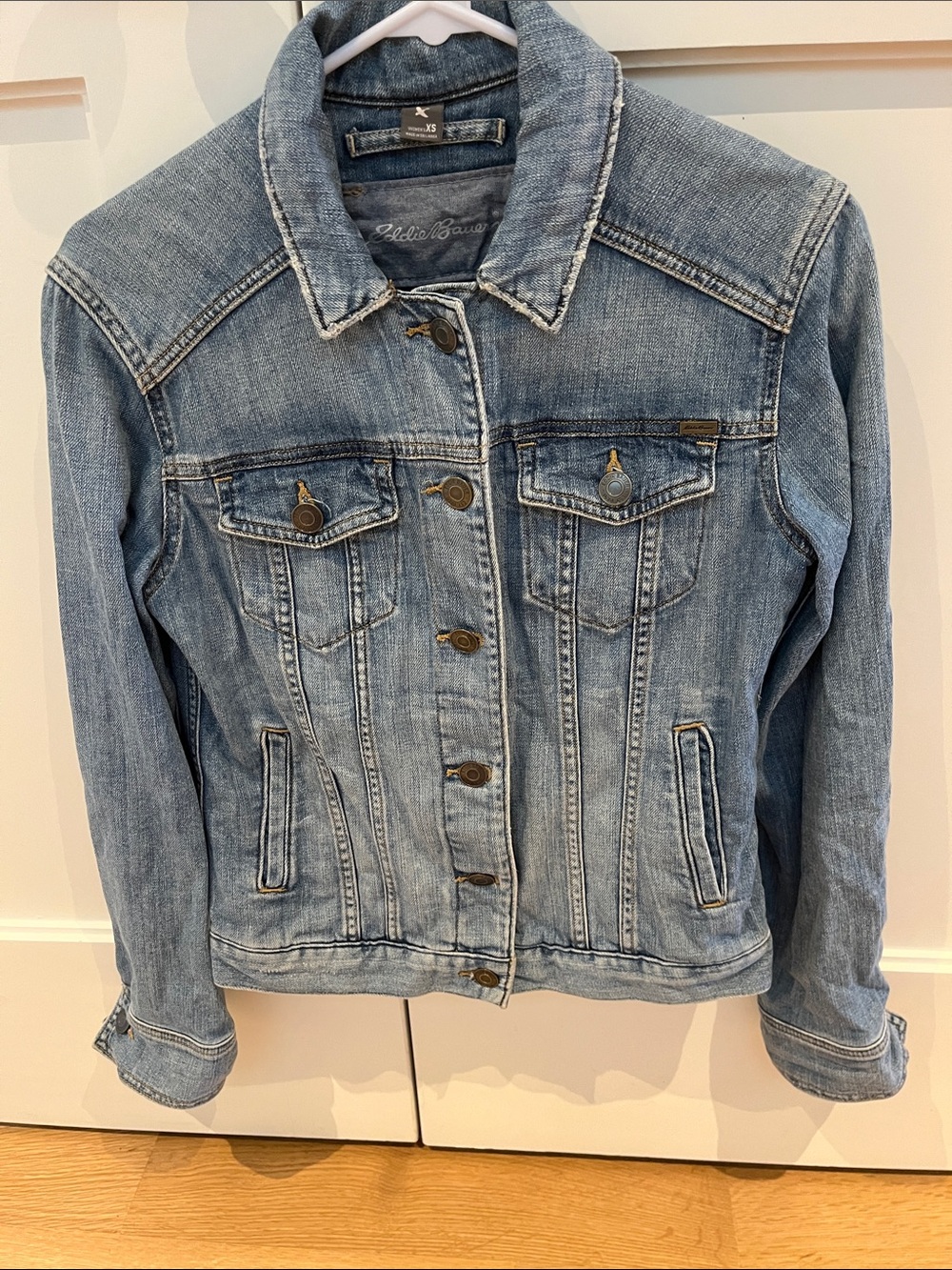 Eddie Bauer Women's Light Blue Denim Jacket